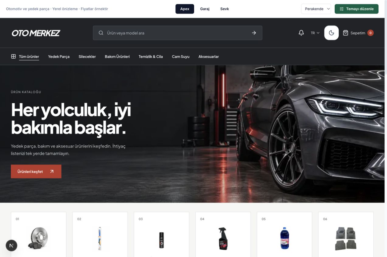 Apex dijital katalog teması