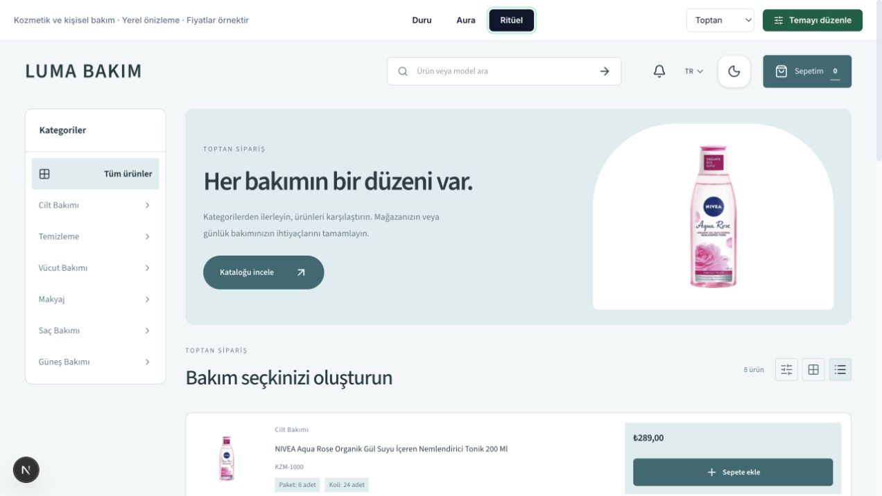 Ritüel dijital katalog teması