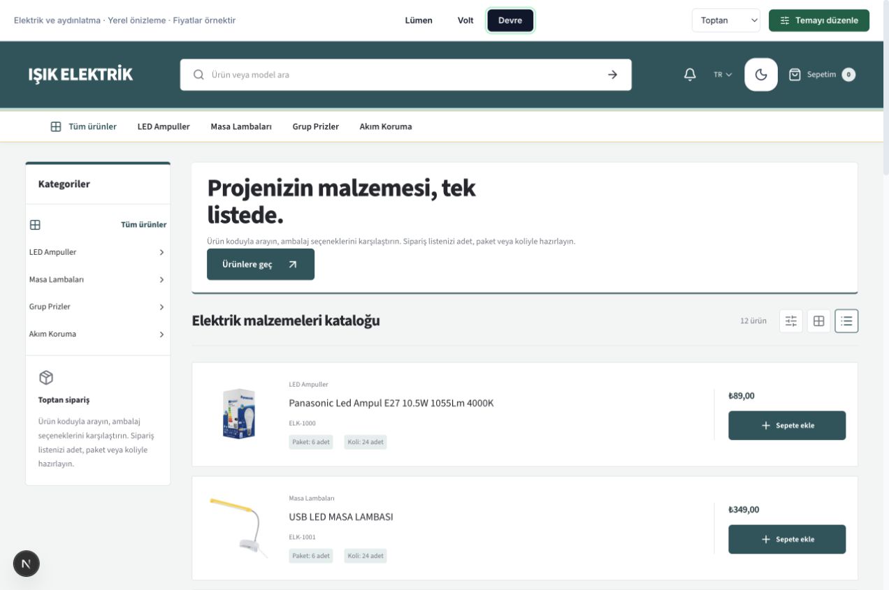 Devre dijital katalog teması