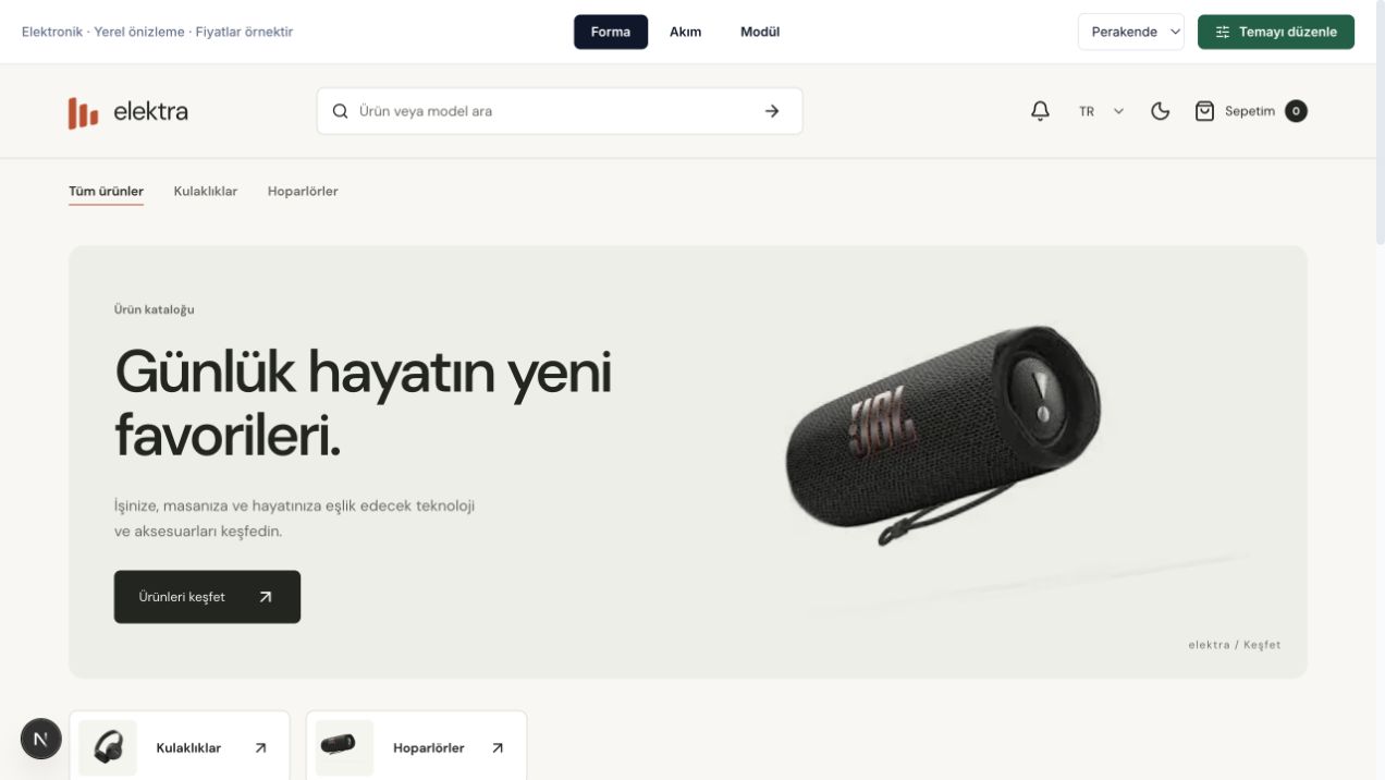 Forma dijital katalog teması