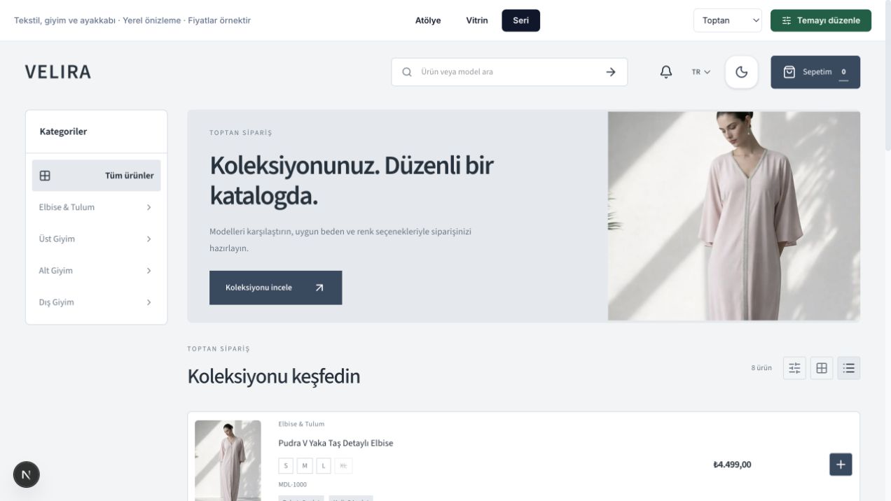 Seri dijital katalog teması